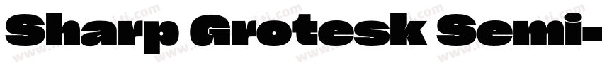 Sharp Grotesk Semi字体转换
